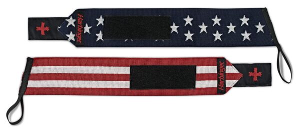 Harbinger Red Line 18-Inch Weightlifting Wrist Wraps for Men and Women (Pair) - Image 5