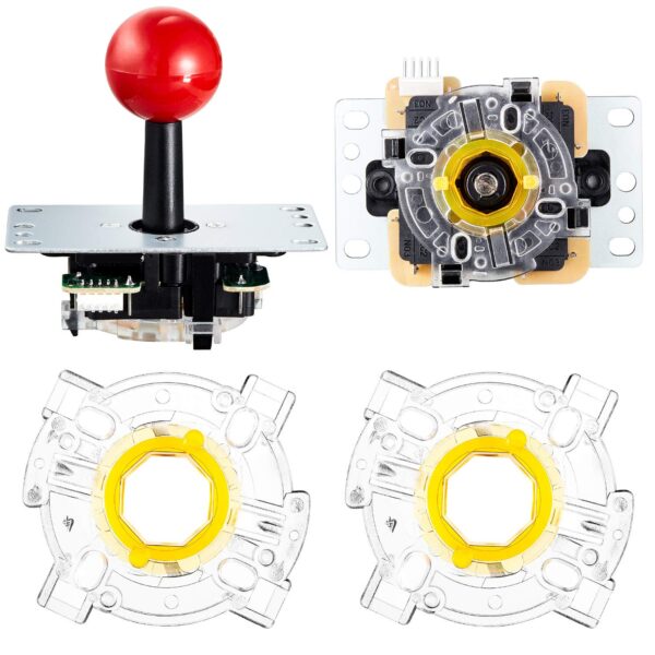 Blulu 4 Pieces GT-Y Octagonal Restrictor Gate 8 Ways Restrictor Plate for JLF Joysticks - Image 4