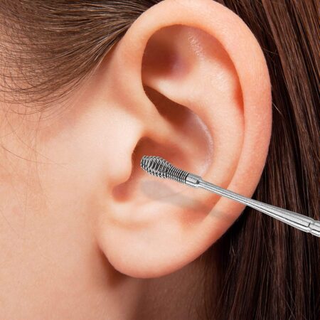 Ear Wax Removal Kit - 6 Piece Ear Cleansing Tool Set, Stainless Steel Ear Curette Earwax R - Image 9