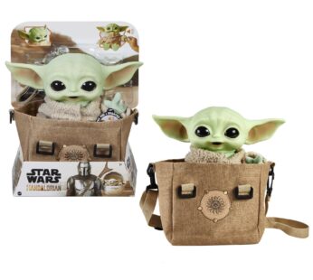 Mattel Star Wars Grogu Plush 10-inch Toy, Character Figure with Soft Body, Sounds & Carrie