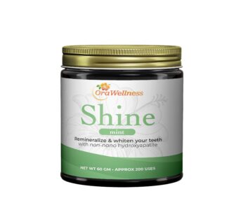OraWellness Shine Remineralizing Tooth Powder with Hydroxyapatite, Natural Teeth Whitening
