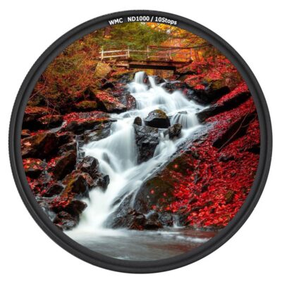 JJC 49mm ND Filter ND1000 Fixed 10-Stop Neutral Density Fader for Canon EOS R100 R50 R10 w