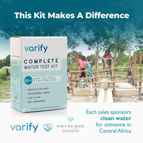 Varify 17 in 1 Complete Drinking Water Test Kit - 100 Strips + 2 Bacteria Tester Kits - We - Image 7