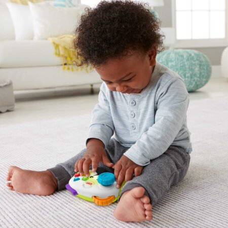 Fisher-Price Laugh & Learn Baby & Toddler Toy Game & Learn Controller Pretend Video Game w - Image 5