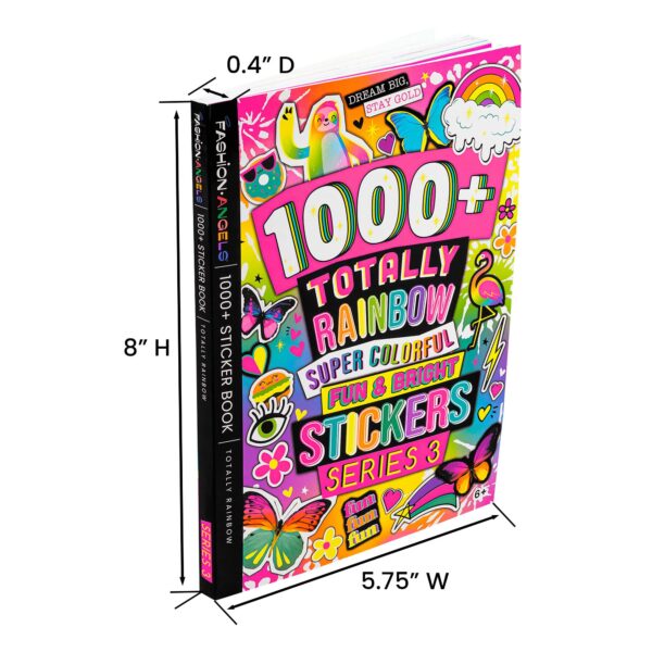 Fashion Angels 1,000+ Totally Rainbow Sticker Book, Includes Fun & Colorful Craft Stickers - Image 7