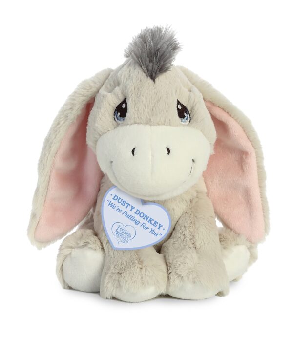 Aurora  Inspirational Precious Moments  Dusty Donkey Stuffed Animal - Cherished Memories -