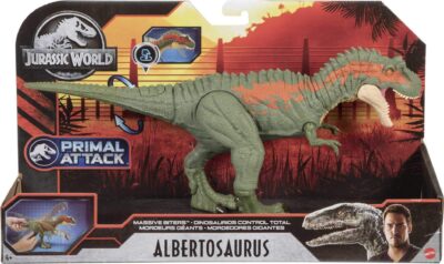 Mattel Jurassic World Massive Biters Albertosaurus Dinosaur Action Figure Toy, Posable Lar - Image 6