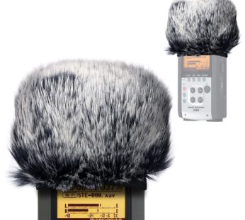 Windscreen Muff for Zoom H2n/H4n Handy Recorders, Zoom Mic Dead Cat Fur Windscreen Wind Sc