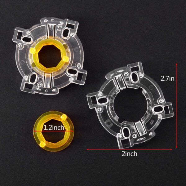 Blulu 4 Pieces GT-Y Octagonal Restrictor Gate 8 Ways Restrictor Plate for JLF Joysticks - Image 2