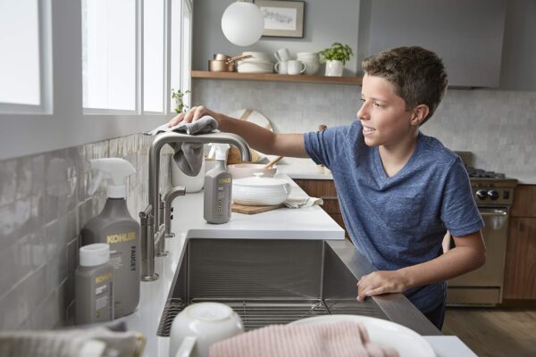 Kohler K-EC23723-NA Faucet Cleaner, Kitchen and Bathroom Cleaner, 28 FL Oz - Image 7
