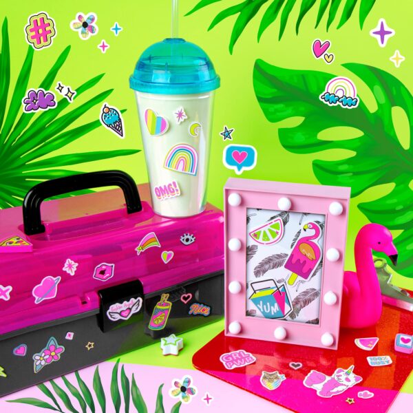 Fashion Angels 1,000+ Totally Rainbow Sticker Book, Includes Fun & Colorful Craft Stickers - Image 3