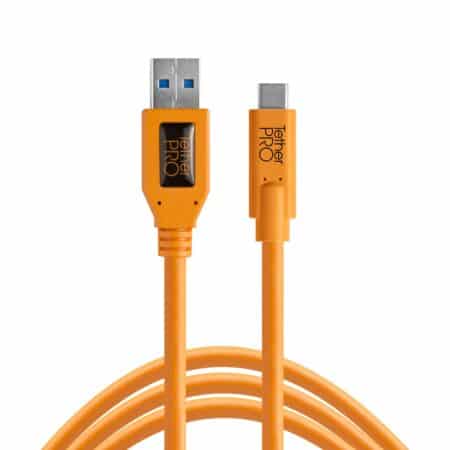 Tether Tools TetherPro USB 3.0 to USB-C Cable | for Fast Transfer and Connection Between C