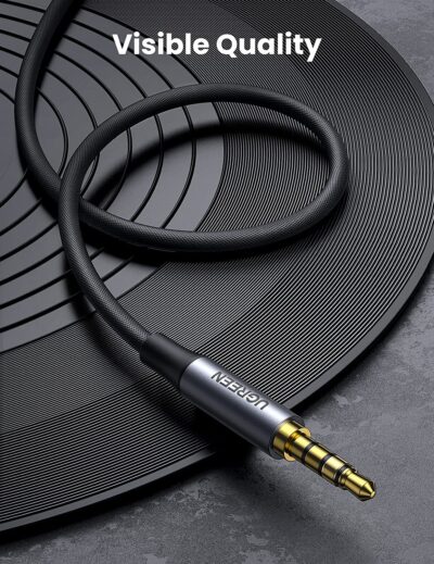 UGREEN 3.5mm Audio Cable Braided 4-Pole Hi-Fi Stereo TRRS Jack Shielded Male to Male AUX C - Image 9