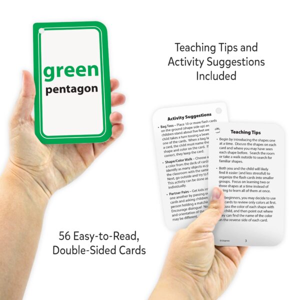 Teacher Created Resources Shapes and Colors Flash Cards (EP62051) Medium - Image 3