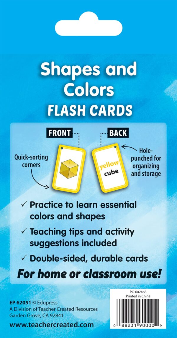 Teacher Created Resources Shapes and Colors Flash Cards (EP62051) Medium - Image 6