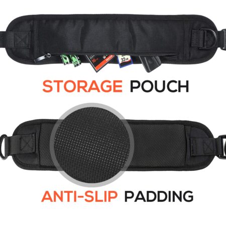 waka Rapid Camera Neck Strap with Quick Release and Safety Tether, Adjustable Camera Shoul - Image 3
