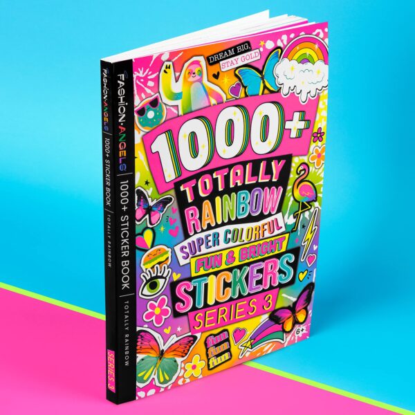 Fashion Angels 1,000+ Totally Rainbow Sticker Book, Includes Fun & Colorful Craft Stickers - Image 5