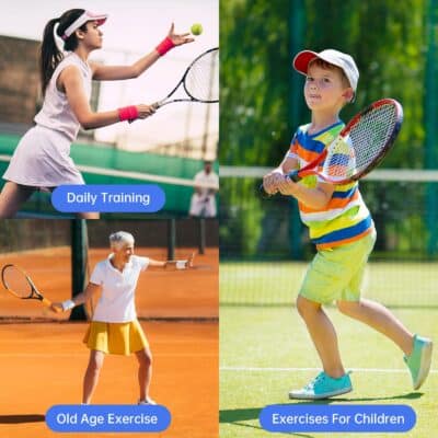 CHEGIF Tennis Trainer Rebound Ball with 2 String Balls, Solo Tennis Training Equipment for - Image 7