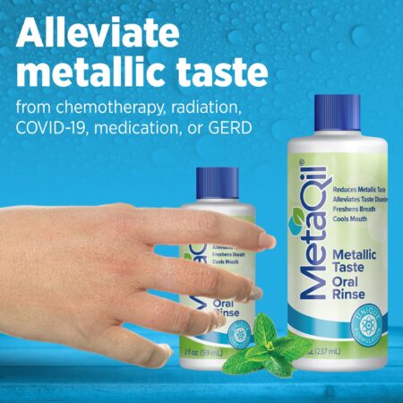 MetaQil Oral Rinse, Proven to Relieve Metallic, Bitter and Other Taste Disorders, Made fro - Image 7