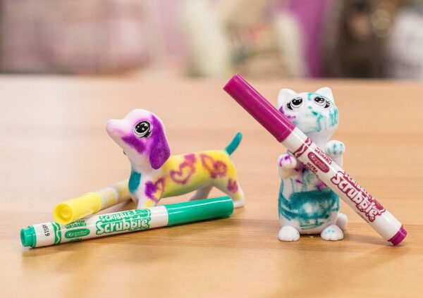 Crayola Scribble Scrubbie Pets, Dog & Cat, Kids Toys, Gift for Girls & Boys, Age 3, 4, 5, - Image 2