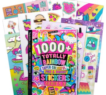 Fashion Angels 1,000+ Totally Rainbow Sticker Book, Includes Fun & Colorful Craft Stickers