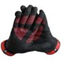 TaylorMade Rain Control Glove (Black/Red, Medium/Large), Black/Red(Medium/Large, Pair)