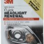 3M Quick Headlight Renewal, Helps Remove Light Haziness & Yellowing in Minutes, Hand Appli