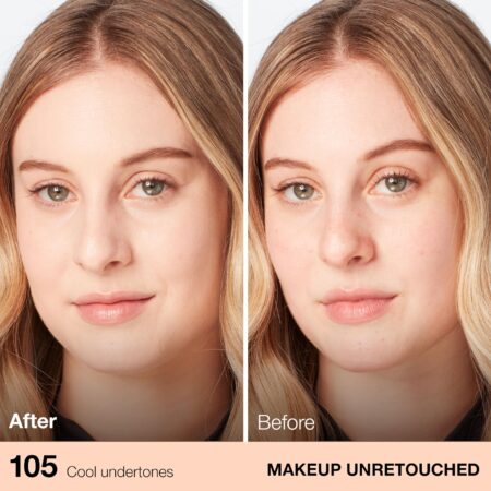 Maybelline Fit Me Dewy + Smooth Liquid Foundation Makeup, Fair Ivory, 1 Count (Packaging M - Image 3