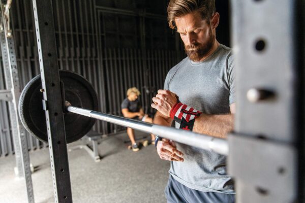 Harbinger Red Line 18-Inch Weightlifting Wrist Wraps for Men and Women (Pair) - Image 3