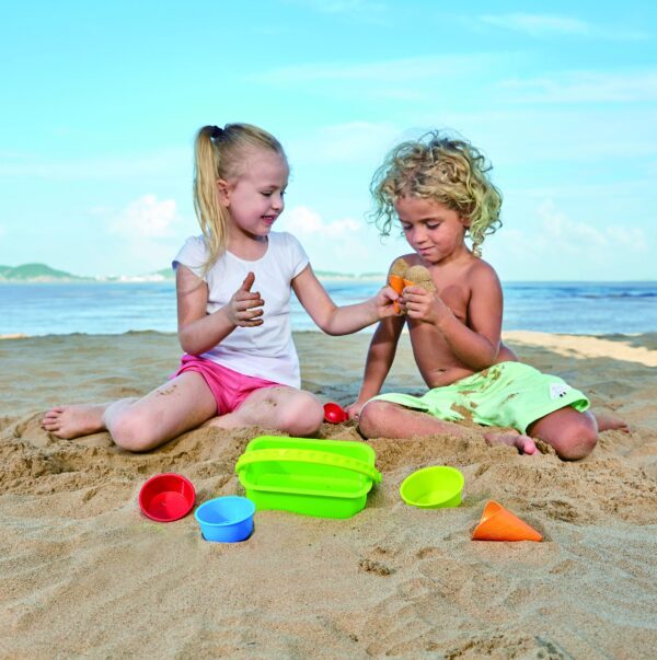 Hape Ice Cream Shop Sand and Beach Toy Set Toys, Multicolor , Bold - Image 3