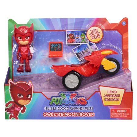 PJ Masks Super Moon Adventure Space Rover, Owlette, Kids Toys for Ages 3 Up by Just Play - Image 4