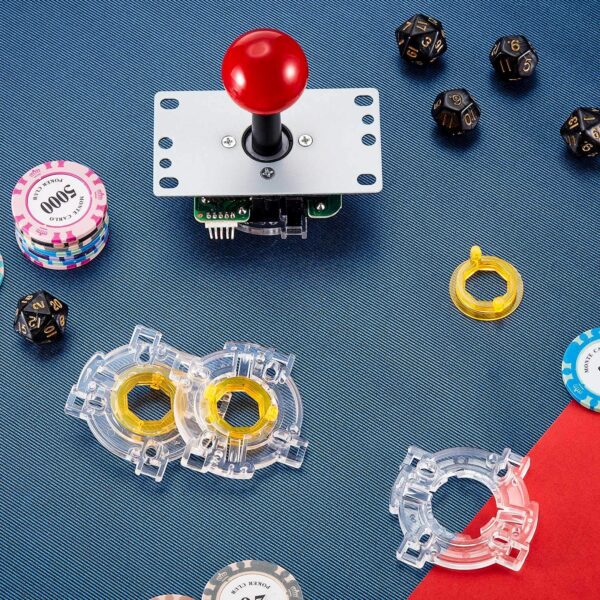 Blulu 4 Pieces GT-Y Octagonal Restrictor Gate 8 Ways Restrictor Plate for JLF Joysticks - Image 7