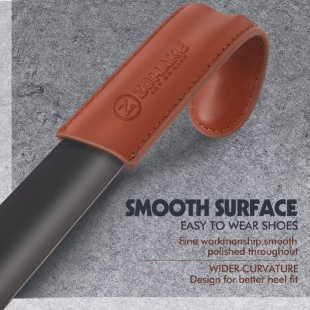 ZOMAKE Shoe Horn Long Handle for Seniors,Metal Long Shoehorn for Boots,16.5" Extra Long Sh - Image 5