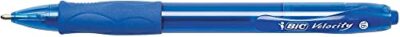 BIC VLGBP41-Blu Velocity Bold Retractable Ball Pen, Bold Point (1.6mm), Blue, 4-Count - Image 2