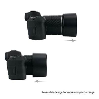 Reversible RF 85mm Bayonet Lens Hood Shade for Canon RF 85mm f/2 Macro is STM Lens on Cano - Image 6