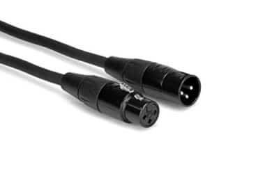 Hosa HMIC-010 Pro Microphone Cable, REAN XLR3F to XLR3M Connectors, 10 feet Cable Length, - Image 2