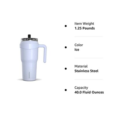 Hydrapeak Roadster 40oz Stainless Steel Tumbler Double Wall Vacuum Insulated Water Bottle - Image 8