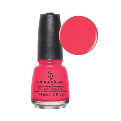 China Glaze Nail Lacquer with Hardeners:Pool Party - Image 2