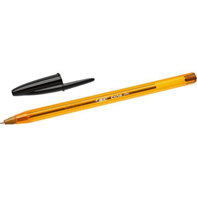 BIC Cristal Original Fine Ball Pens Fine Point (0.8 mm) - Assorted Colours, Pouch of 10 - Image 3