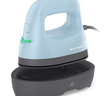 BEAUTURAL Mini Heat Press Machine, Easy to Use for T-Shirts, Shoes, Hats, Bags and Small H