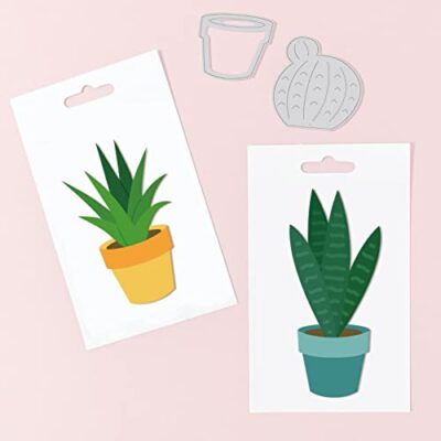 GLOBLELAND Potted Plants Die-Cuts Set Succulent Pot Cactus Cutting Dies for DIY Scrapbooki - Image 3