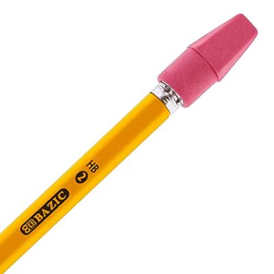 BAZIC Pink Eraser Top, Latex Free Pencil Tops Erasers, Arrowhead Caps Erasers for Kids Stu - Image 5