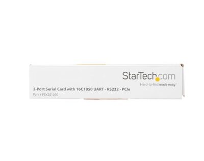 StarTech.com 2-Port PCI Express Serial Card with 16C1050 UART - RS232 Low Profile Serial C - Image 10