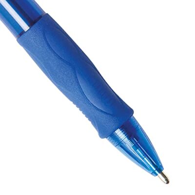 BIC VLGBP41-Blu Velocity Bold Retractable Ball Pen, Bold Point (1.6mm), Blue, 4-Count - Image 4