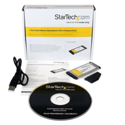 StarTech.com 1 Port Flush Mount ExpressCard SuperSpeed USB 3.0 Card Adapter with UASP Supp - Image 4
