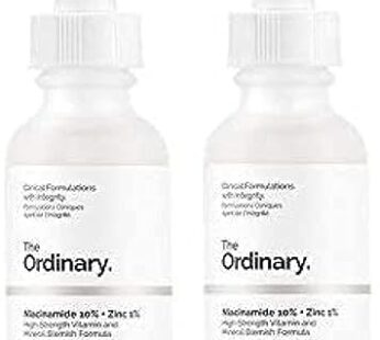 2 Packs of The Ordinary Niacinamide 10% + Zinc 1% 30ml
