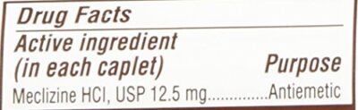 Rugby Meclizine Tablets 12.5mg, 100 Count - Image 3