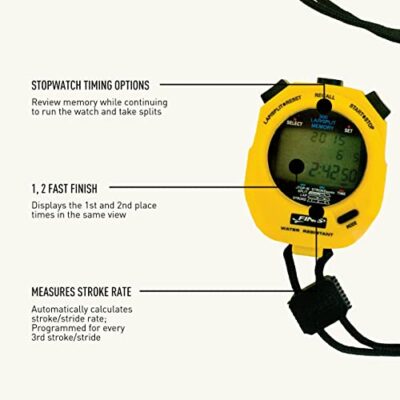 FINIS Waterproof Stopwatch - Stopwatch Timer for Coaches and Athletes - Perfect Addition t - Image 4