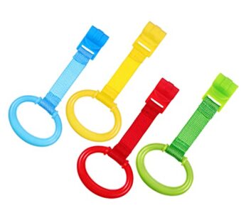 NUOBESTY Baby Crib Pull Ring Walking Assistant Pull Up Ring Bed Stand Up Rings for Kids Wa