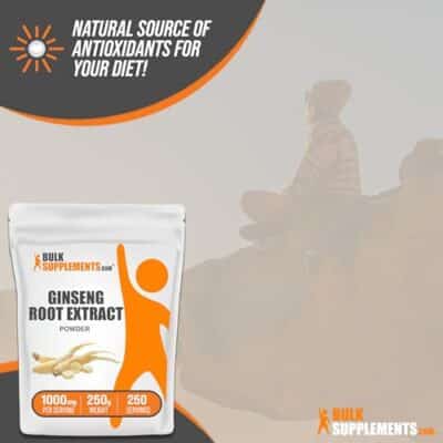 BulkSupplements.com Ginseng Root Extract Powder - Ginseng Supplement, Ginseng Herbal Suppl - Image 4